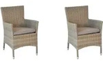 Merxx Teneriffa Sessel Set 2tlg., 2 Sessel, inkl. Kissen,