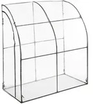 Relaxdays Tomatengew&auml;chshaus, PVC-Folie, HBT: 215 x 200 x 100 cm, begehbares