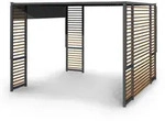 Blumfeldt Valence Gazebo 3x3 m UV50+ wasserabweisend LED-Solar-Beleuchtung