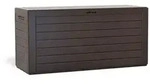Prosperplast - 280 Liter Boardebox Gartentruhe aus dunkelockerfarbenem Kunststoff,