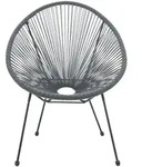 M&ouml;bilia Garten-Stuhl 2er-Set | Sitzschale Kunststoff | Gestell Metall | B 73 x...