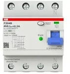 ABB Stotz S&J FI-Schutzschalter F204B-40/0,3-4TE 2CSF204568R3400