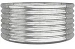 vidaXL Pflanzk&uuml;bel Verzinkter Stahl 80x80x36 cm Silber