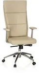 B&uuml;rostuhl / Chefsessel MONZA 20 Leder beige hjh OFFICE