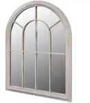 vidaXL Rustikaler Gartenspiegel Bogen 69&times;89 cm f&uuml;r Indoor und Outdoor