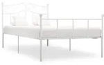 vidaXL Bettgestell Wei&szlig; Metall 100&times;200 cm