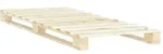 vidaXL Palettenbett Massivholz Kiefer 90&times;200 cm