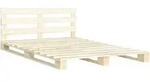 vidaXL Palettenbett Massivholz Kiefer 180&times;200 cm
