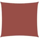 vidaXL Sonnensegel Oxford-Gewebe Quadratisch 3x3 m Terrakotta-Rot
