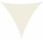 vidaXL Sonnensegel Oxford-Gewebe Dreieckig 5x5x5 m Creme