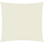vidaXL Sonnensegel Oxford-Gewebe Quadratisch 5x5 m Creme