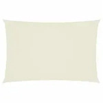 vidaXL Sonnensegel Oxford-Gewebe Rechteckig 2x4 m Creme