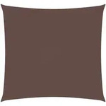 vidaXL Sonnenschirmsegel quadratisches Oxford-Gewebe 7x7 m braun Helios Modernes