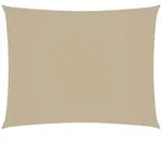 vidaXL Rechteckiges Sonnenschirmsegel aus Oxford-Stoff, 2,5 x 3,5 m, beige, Modell