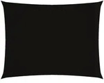 vidaXL Sonnensegel Oxford-Gewebe Rechteckig 2,5x4 m Schwarz