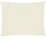 vidaXL Sonnensegel Oxford-Gewebe Rechteckig 4x6 m Creme