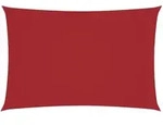 vidaXL Sonnensegel Oxford-Gewebe Rechteckig 2x4 m Rot