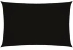 vidaXL Sonnensegel Oxford-Gewebe Rechteckig 2x5 m Schwarz