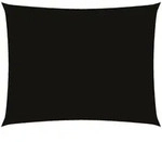 vidaXL Sonnensegel Oxford-Gewebe Rechteckig 4x6 m Schwarz
