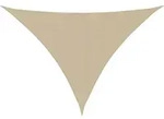 vidaXL Sonnensegel Oxford-Gewebe Dreieckig 3x4x5 m Beige