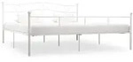 vidaXL Bettgestell Wei&szlig; Metall 180&times;200 cm
