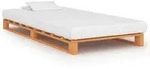 vidaXL Palettenbett Braun Massivholz Kiefer 100&times;200 cm