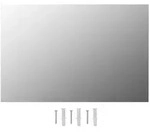 vidaXL Wandspiegel 60 x 40 cm Rechteckig Glas