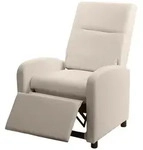 Mendler Fernsehsessel HWC-H18, Relaxsessel Liege Sessel, Kunstleder klappbar