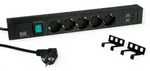 BACHMANN CONNECT LINE 5xSchutzkontakt, Schalter USB A&C 22W, schwarz