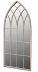 vidaXL Rustikaler Gartenspiegel Bogen 50&times;115 cm f&uuml;r Indoor und Outdoor