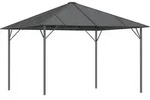 vidaXL Pavillon mit Dach 3x3 m Anthrazit