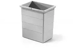 Hailo Inneneimer 1076119 hellgrau 20 Liter 320 x 226 x 350 mm 2 Henkel