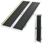 Baumarktplus TRUTZHOLM Rollstuhlrampe 152 cm Traglast 272 kg Alu klappbar Antirutsch