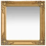 vidaXL Wandspiegel im Barock-Stil 60 x 60 cm Golden