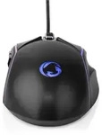 Nedis Gaming Mouse - Verdrahtet - 800 / 1200 / 2400 / 3200 / 4800 / 7200 dpi -