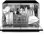 Klarstein Havasia UV 6 Geschirrsp&uuml;ler UV-Licht freistehend 1380W Schwarz