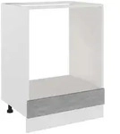 vidaXL Herdumbauschrank Lyon Betongrau 60x46x81,5 cm Holzwerkstoff