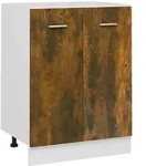 vidaXL Unterschrank Lyon R&auml;uchereiche 60x46x81,5 cm Holzwerkstoff