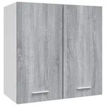 vidaXL H&auml;ngeschrank Grau Sonoma 60x31x60 cm Holzwerkstoff