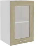 vidaXL H&auml;ngeglasschrank Sonoma-Eiche 40x31x60 cm Holzwerkstoff