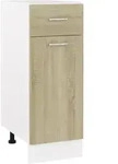 vidaXL Schubunterschrank Sonoma-Eiche 30x46x81,5 cm Holzwerkstoff