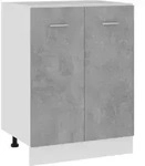 vidaXL Unterschrank Lyon Betongrau 60x46x81,5 cm Holzwerkstoff