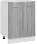 vidaXL Unterschrank Lyon Grau Sonoma 60x46x81,5 cm Holzwerkstoff