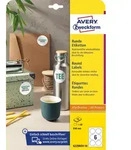 AVERY Zweckform Kennzeichnungs-Etiketten, Durchmesser: 80 mm
