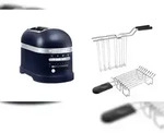 KitchenAid Set 1, Toaster + Br&ouml;tchenaufsatz Artisan 5KMT2204 Tintenblau