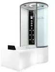 AcquaVapore Kombination Badewanne Dusche K55-L03-EC Duschtempel 170x100 cm