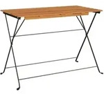 vidaXL Bistrotisch Klappbar 100x54x71 cm Massivholz Akazie und Stahl