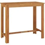vidaXL Garten-Bartisch 120x60x105 cm Massivholz Akazie