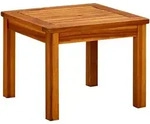 vidaXL Garten-Couchtisch 45x45x36 cm Massivholz Akazie