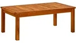 vidaXL Garten-Couchtisch 90x50x36 cm Massivholz Akazie